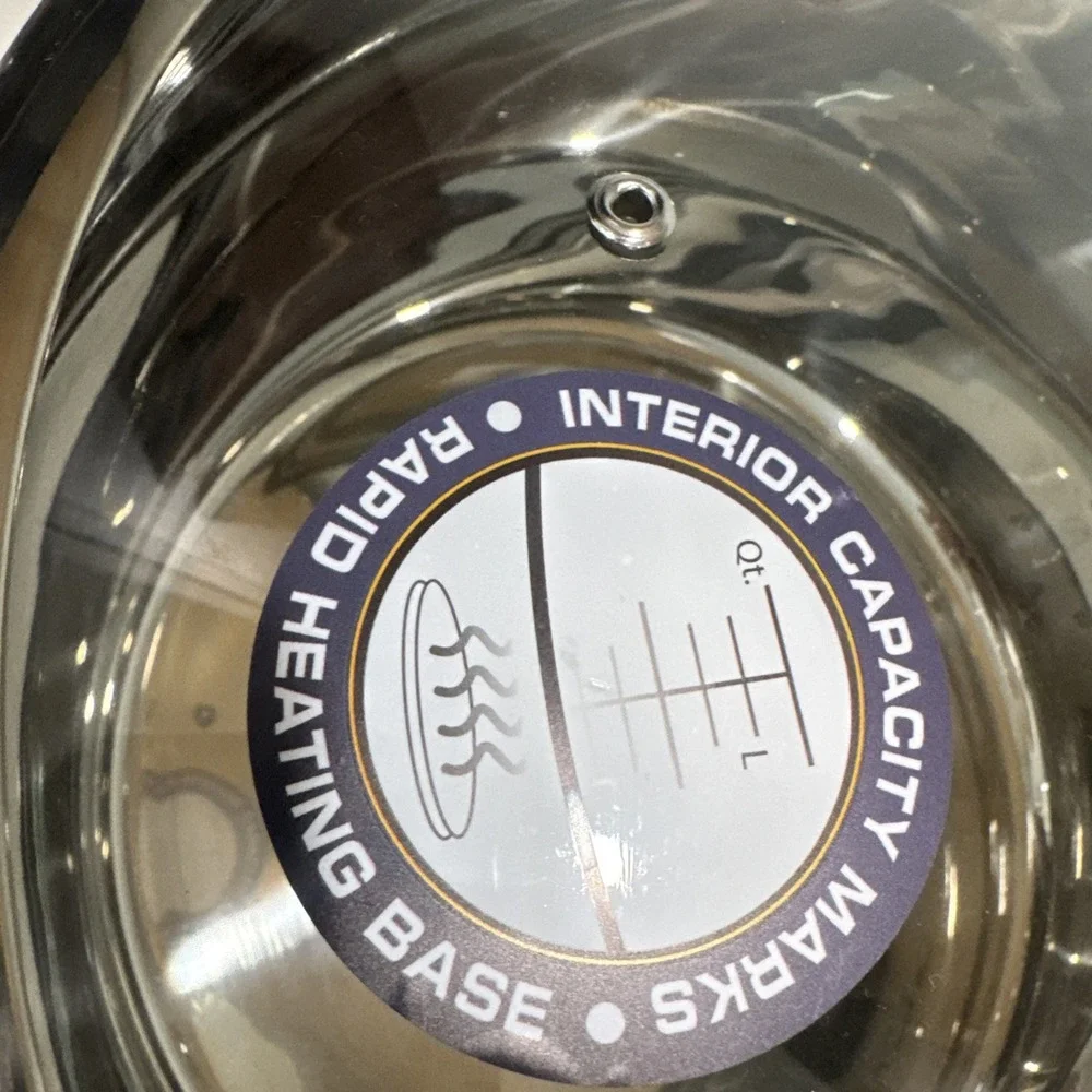 David Burke 13.5 Qt Stock Pot Vented Lid Commercial Grd Splendor Stainless Steel